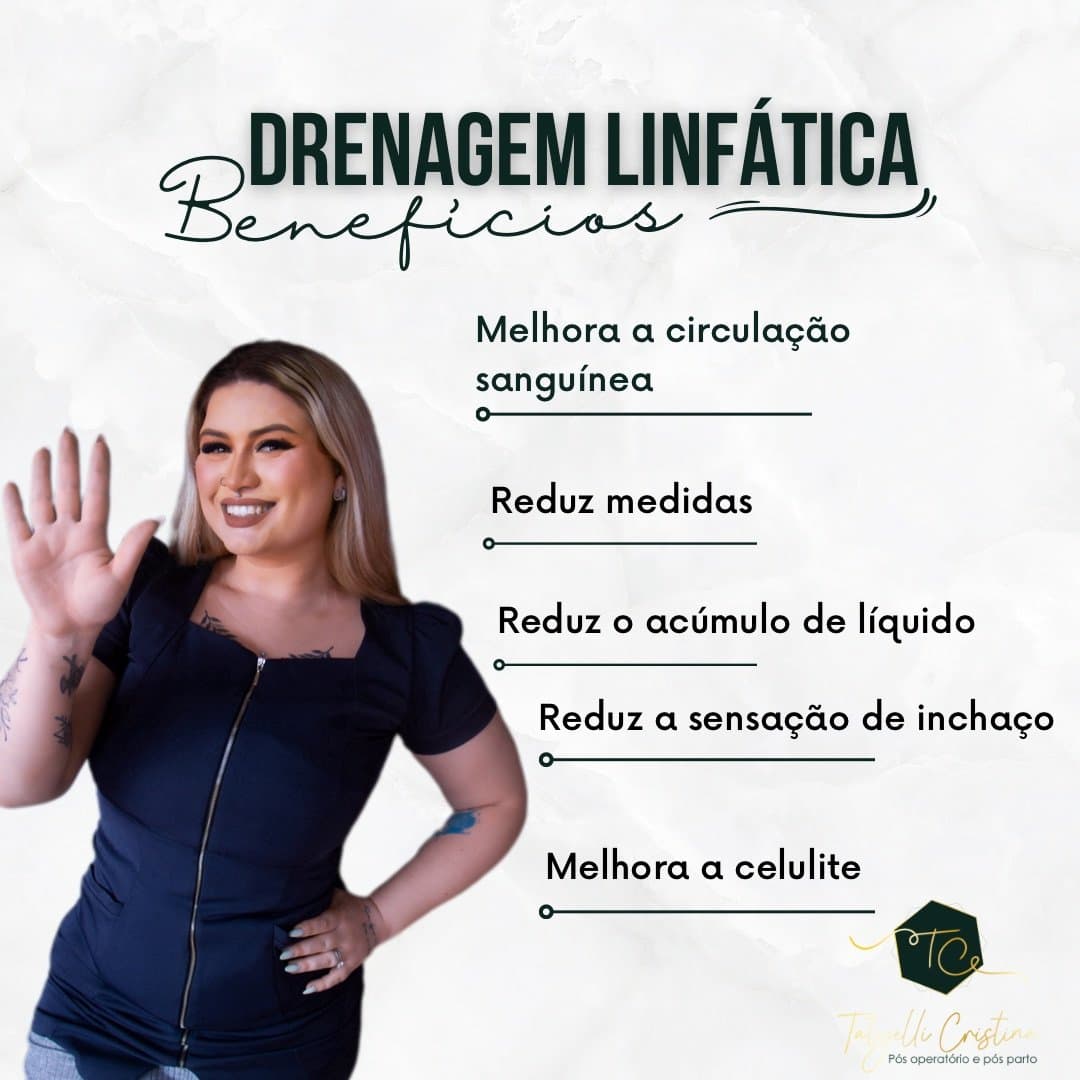Drenagem Linfática Premium na Estética Tatyelli Cristina