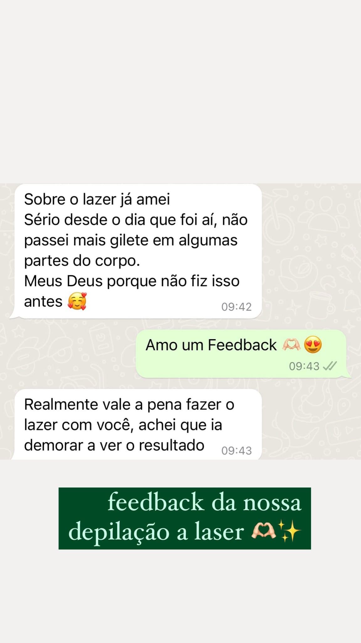 Feedback sobre laser